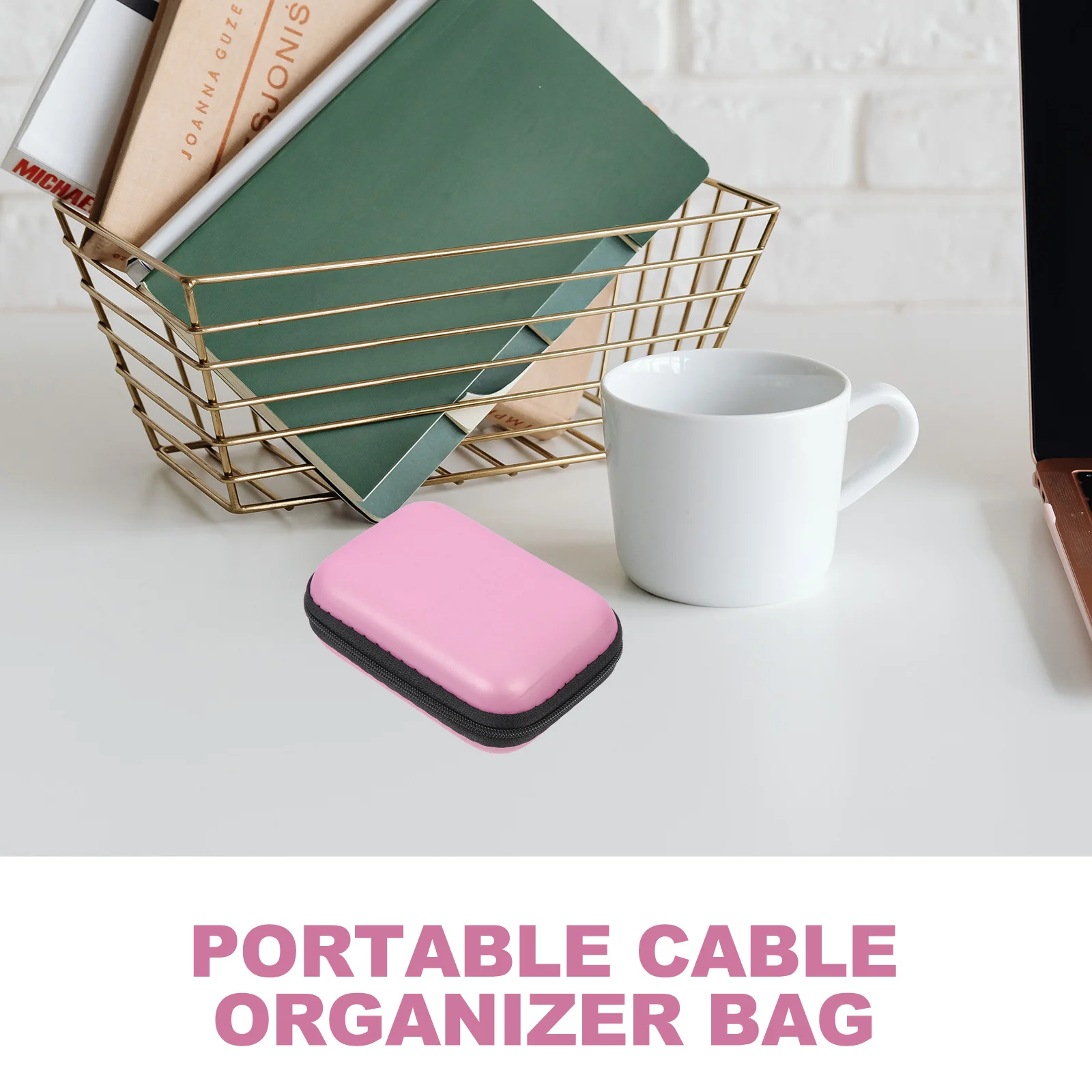 

8Pcs Digital Accessories Pouch Reusable Stable Material Easy to Clean Portable Travel Organizer Bag Electronic Organizer Bag