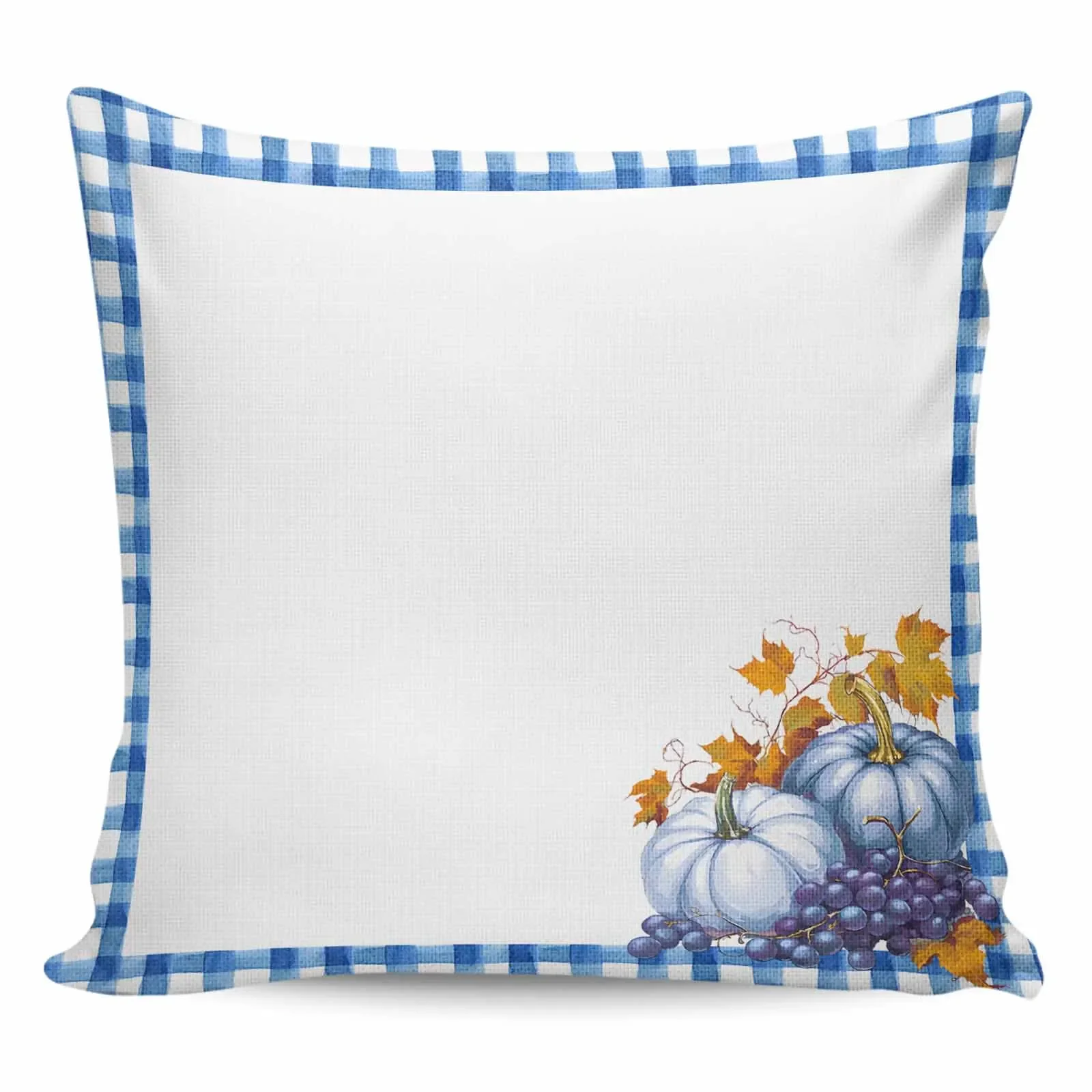 Maple Leaf Grape Grid Home Decor Items Pillow Covers Pillows for Sofa Pillowcases Pillowcase Cover Cases Decorative Bed Pilow