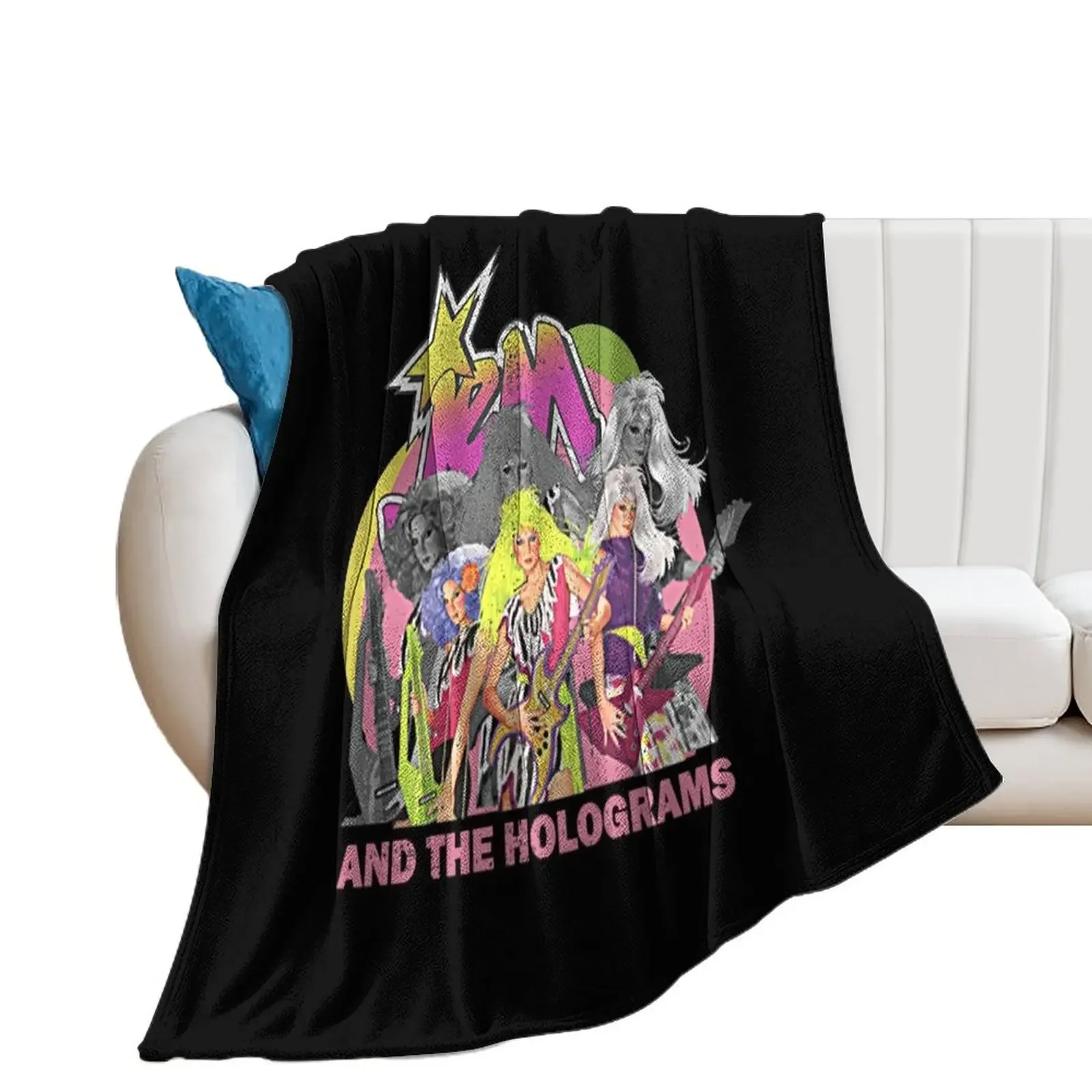 Jem Retro and the holograms Throw Blanket decorative Giant Sofa Blankets