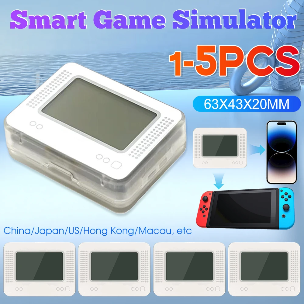 

1-5 шт. перезаряжаемый интеллектуальный NFC Allmiibo Pixl Card Emulator Bluetooth Simulator для Switch Wiiu 3ds игровая консоль игровая новинка