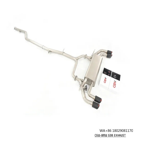 

Premium Quality Catback Valve Exhaust Cutout Muffler With Carbon Fiber Tips for G38 530Li G30 530i