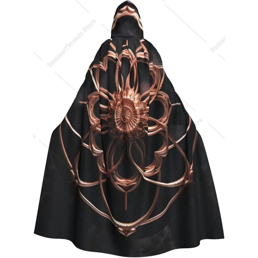 

Черная розовая золотая мраморная накидка с капюшоном, аксессуары для костюмов на Хэллоуин для взрослых, костюмы для косплея