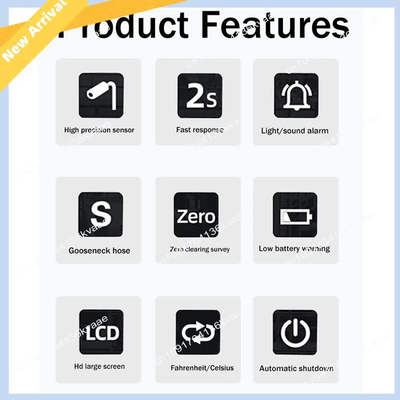 M01K Analysator Methan Brennbare Natürliche Tester Gas Leck Sensor Sound Doppel Alarm LCD Alkohol Gas Leck Sensor