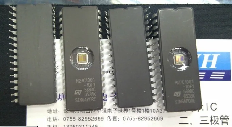 10pcs orginal new integrated block M27C1001-10F1 DIP UV erasable memory M27C1001-12F1/15F1