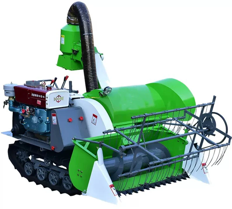 Mini Rice Combine Harvester Diesel Engine Drive Motor High Productivity 18-20 HP for Wheat Rice Harvesting Paddy Grain Gathering