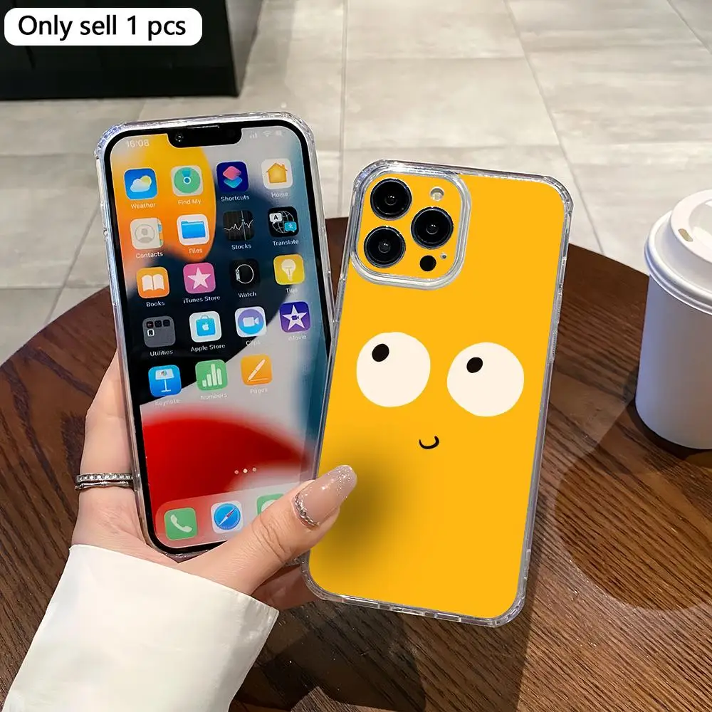 

cute emoticons Phone Case Magnetic Clear Case For iPhone 17/16/15/14/13/12/11, Magsafe Transparent Shockproof Phone Cover