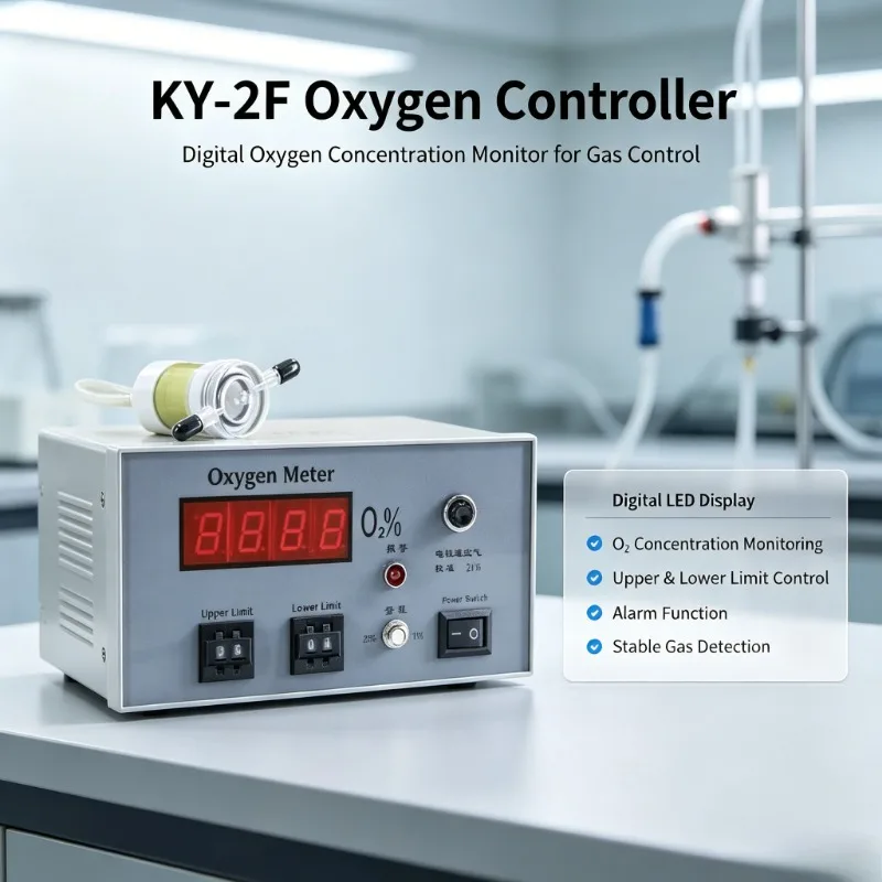 Trace Oxygen Analyzer Oxygen Purity Concentration Detector For Oxygen Generator Medical Gas Content Monitoring Equipment