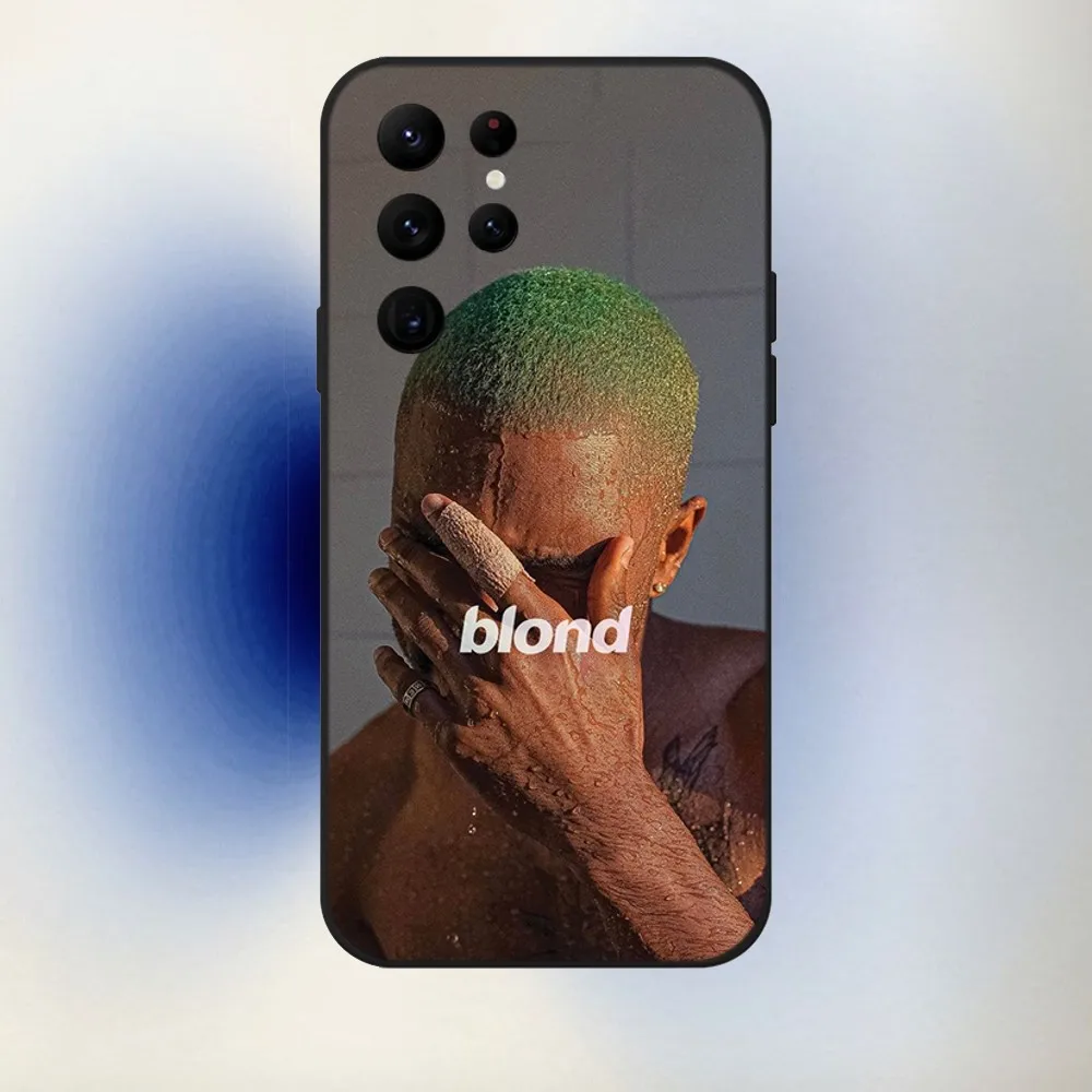 F-Frank Blonde Oceans  Phone Case For Samsung S24,23,22,30,21,10,9,Ultra,Plus,Lite,FE,5G Black Soft Case