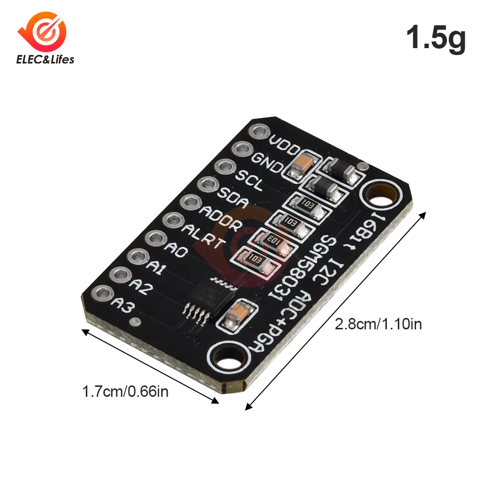 SGM58031 16 بت عالية الدقة 4 قنوات الحصول على البيانات التناظرية إلى الرقمية وتحويل وحدة 8SPS إلى 860SPS 2.0 فولت إلى 5.5 فولت