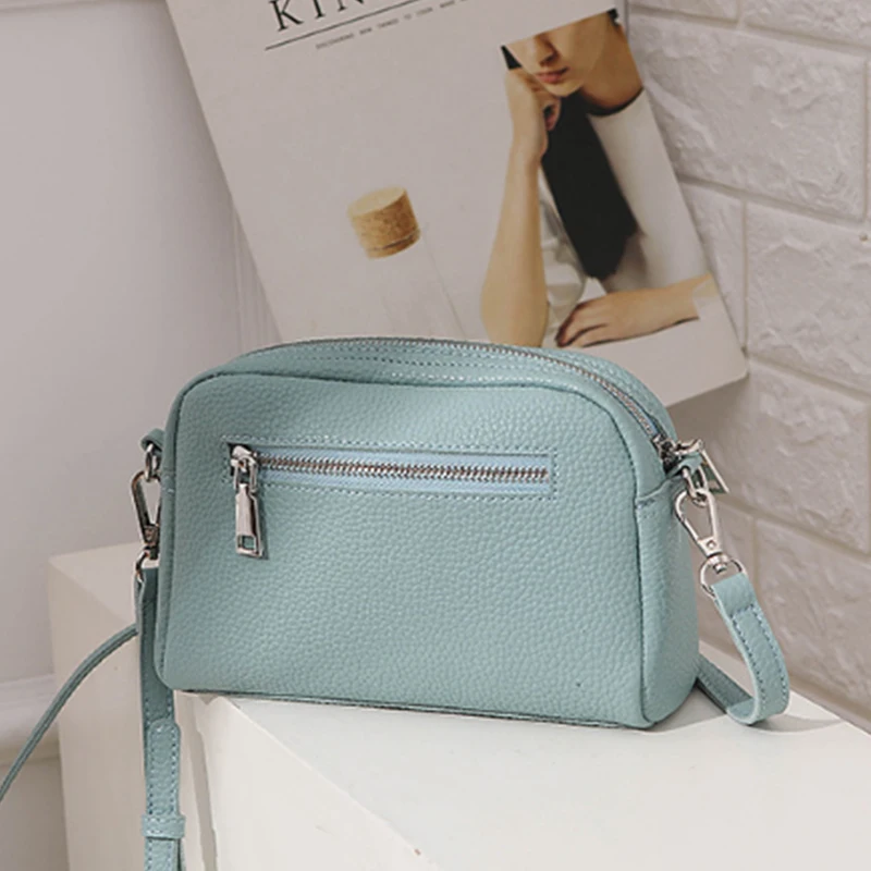 Fashion Brands Shoulder Bags For Women Simple PU Leather Crossbody Bag Shopping Phone Purse Female Messenger Handbag Pouch