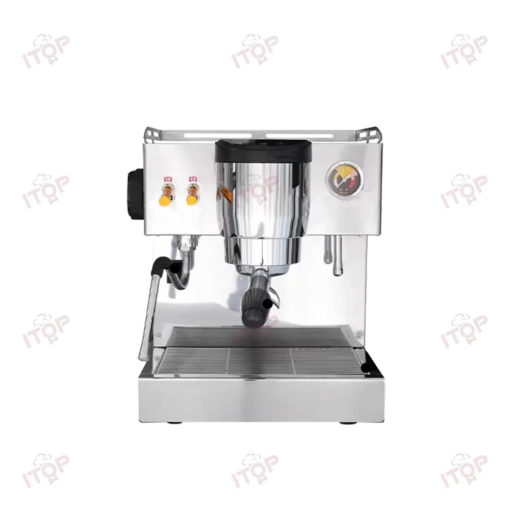 EM-19-M3PRO ماكينة قهوة اسبريسو غلاية نحاسية خارجية O-P-V صمام قابل للتعديل قبل التخمير والاستخراج درجة حرارة الماء 2450 وات