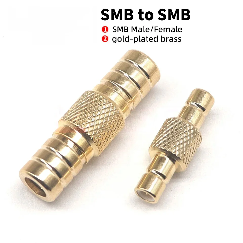 

SMB-KK RF Coaxial Connector SMB Two-Way Female to Female Adapter SMB-JJ Revolving Male