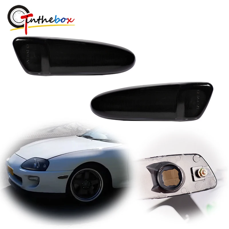 

Car Front Fender Side Marker Light Housings For 1997-1998 Toyota SUPRA MK.4, For 2000-2005 Toyota Celica ZZT230 / ZZT231