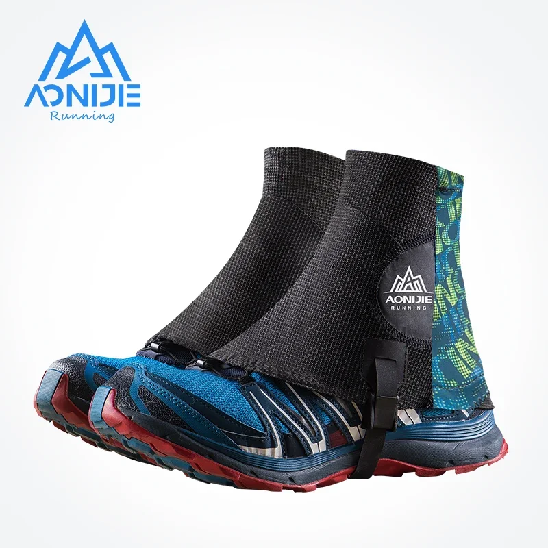 AONIJIE-Unisex High Running Trail Polainas, Protetora Sandproof Sapato Cobre para Triatlo, Maratona, Caminhadas, Reflexivo, Ao Ar Livre, E941