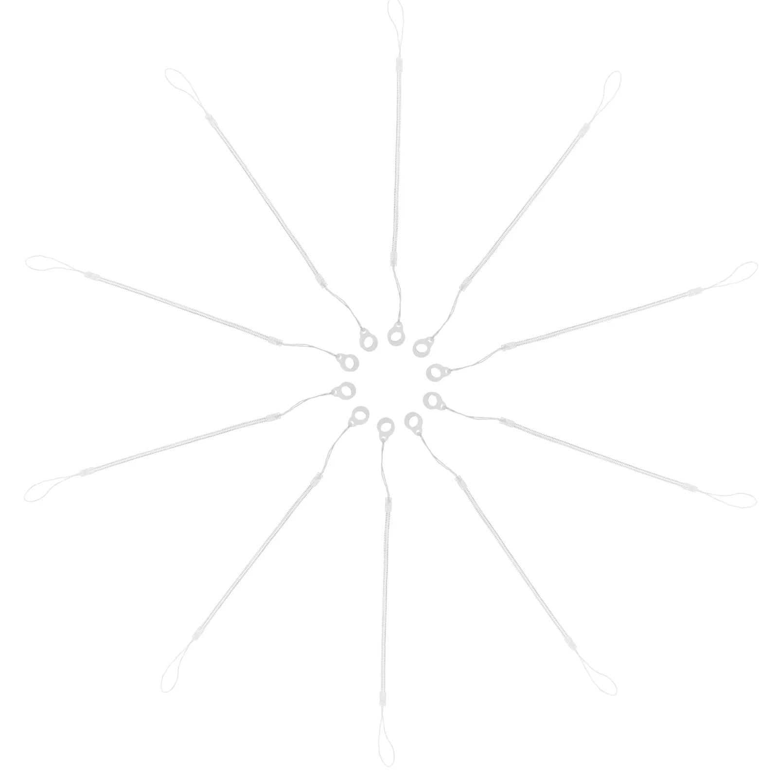 

10 шт., силиконовый ремешок для ручки с защитой от потери, выдвижной трос для сенсорных ручек-универсальный поводок для стилуса