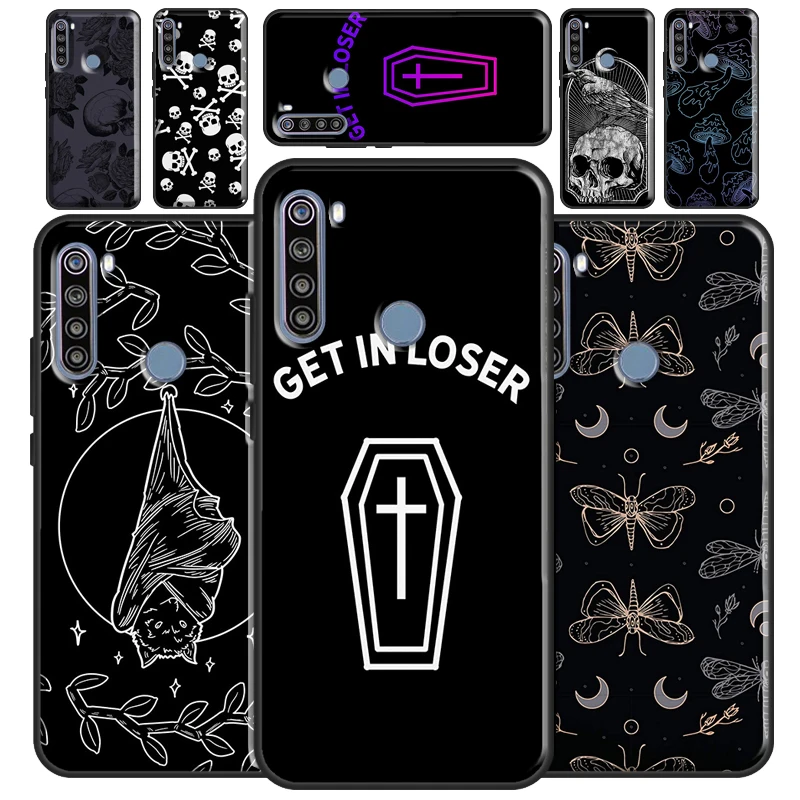 Skull Gothic Creepy Pastel Goth Case For Redmi Note 12 10 8 9 11 Pro Cover For Redmi Note 12S 11S 10S 9S 8T 9C 10C 12C Coque