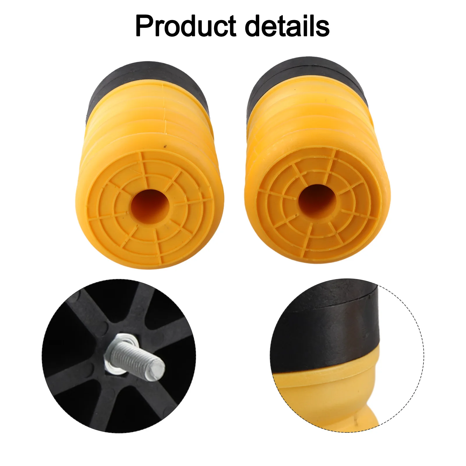 

For Jumper Rear Air Helper Spring Kit Black High Universality Fitment Non-deformation Feature Practical Design