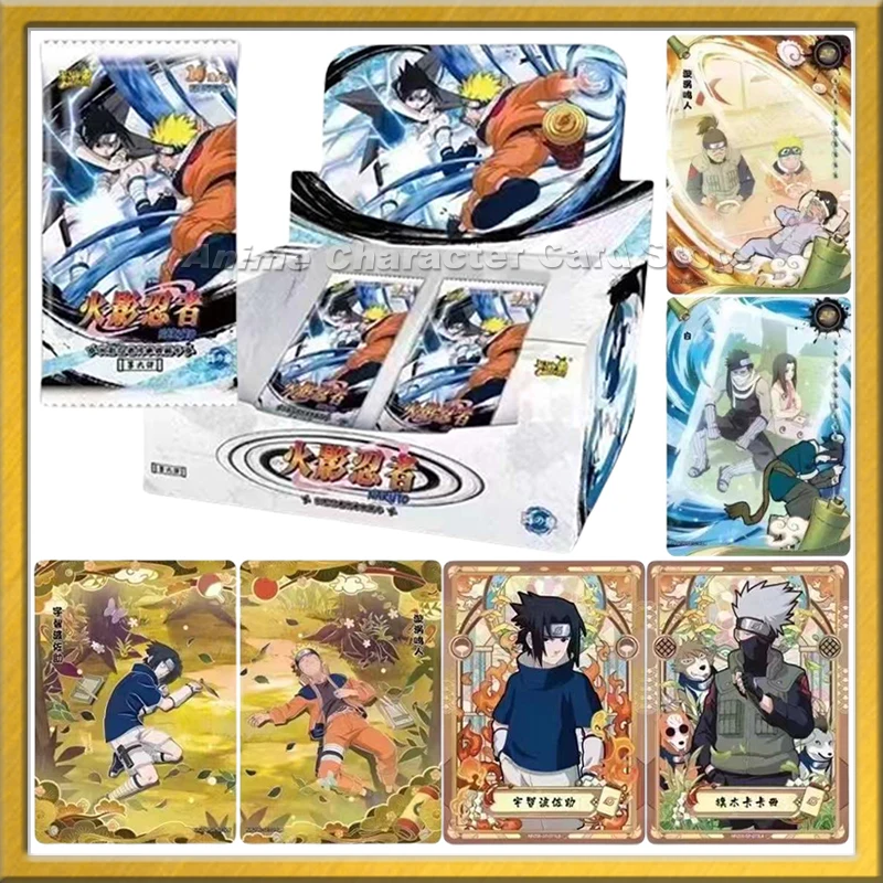 Newest Original KAYOU Naruto Card Box Anime Ninja World Characters SE BP PU UR Rare Collection Cards Children Collectibles Gift