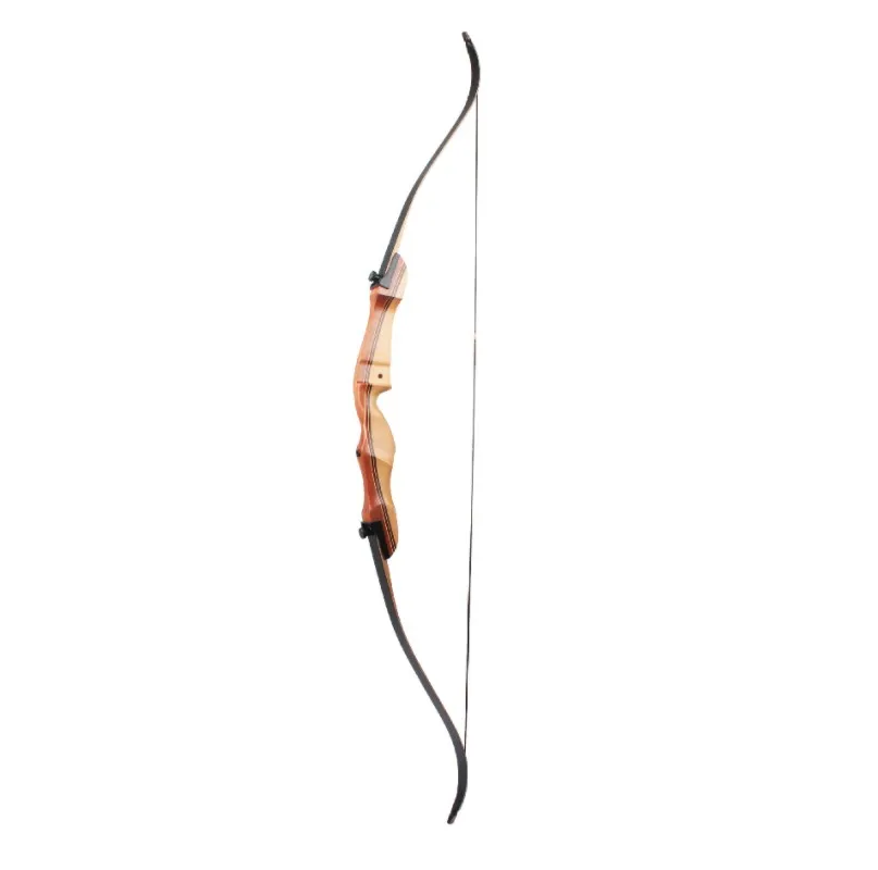 Takedown Recurve Bow 68 Inch, Right Left Hand Wood Laminated, Target Training Bow for Beginners Outdoor Use