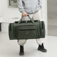 Travel Bag, Men's Large Capacity, Hand-held, Oversized, Traveling, Boarding, Shoulder, Oversized Working Clothes, Duffel Bag