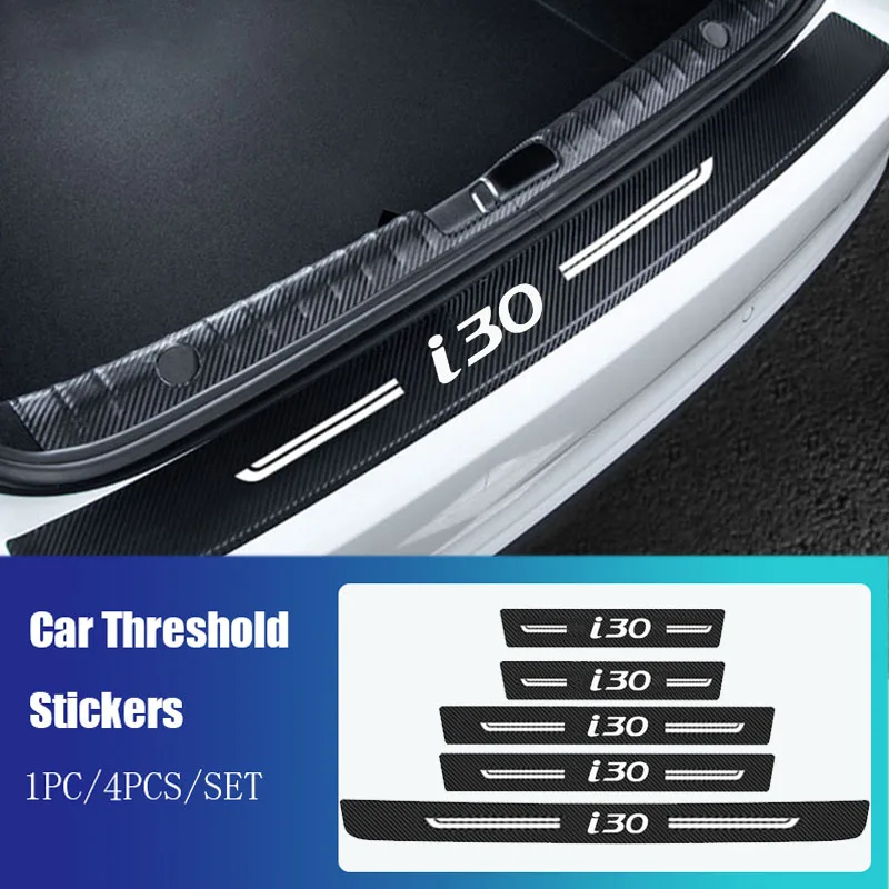 

Car Door Threshold Tape for HYUNDAI I30 Anti Abrasion Kick Stickers Sill Trim Entry Pedal Decals Interior Decorate Accessories