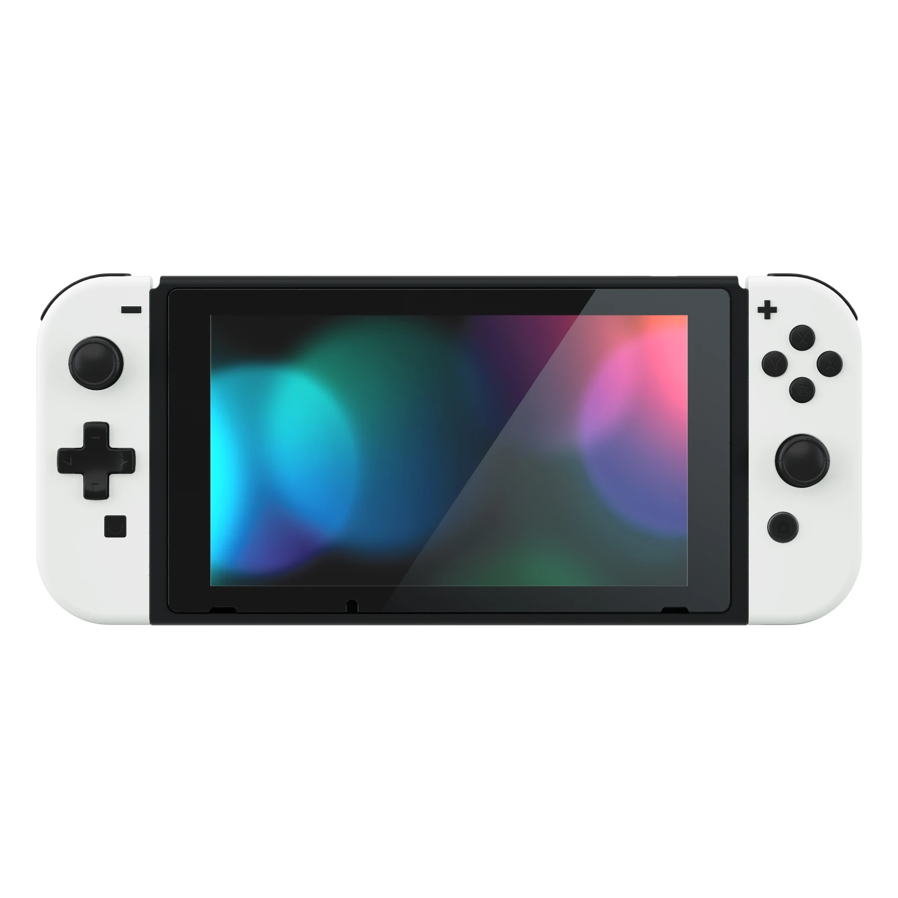 Корпус eXtremeRate Joycon с кнопками для Nintendo Switch, задняя панель ручки консоли — классический стиль SNES