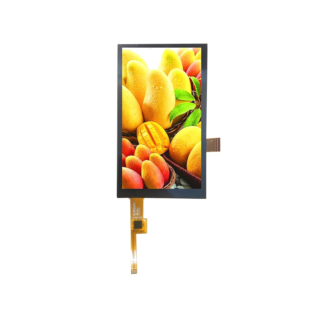 شاشة TFT LCD مقاس 5 بوصة 1080 * 1920 عالية الوضوح مع شاشة CTP IPS وواجهة MIPI ولوحة لمس سعوية 1080 بكسل