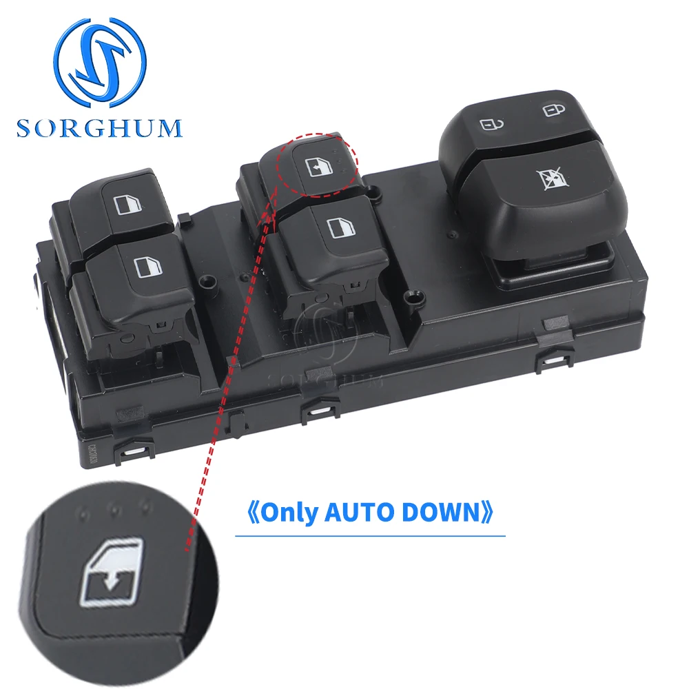 Electric Power Master Window Switch Glass Lifter Control Button For Kia Rio 2018 2019 2020 2021 2022 93570H9150 93570H9110 view 3