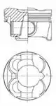 

41267600 for PISTON PISTON PISTON ring (STD N13 B16 A F20 F80 R55 F80 F31 R55 R59 R57 R59 R60 R58 R59 R60 R59 R55