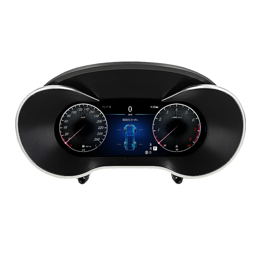 12,3'' Instrumententafel Cockpit für Benz C GLC S205 W205 V205 117X253 2015-2018 Ntg5.0 4,5 5,5 Auto Digital Dashboard Cluster