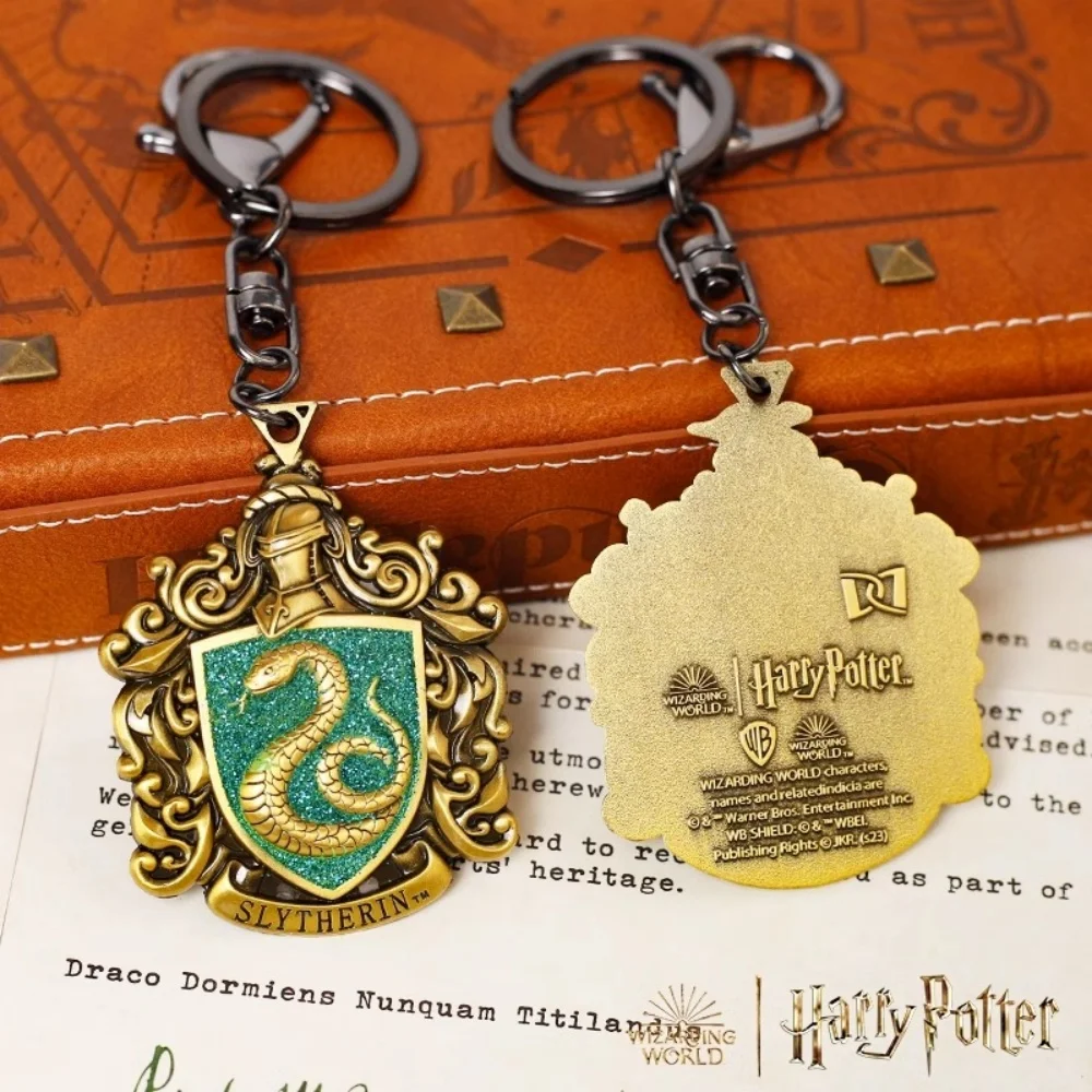Genuine Harry Potter Metal Keychains Cosplay Props Film Television Works Peripheral Gifts Women Backpack Ornaments Gifts Toys view 2