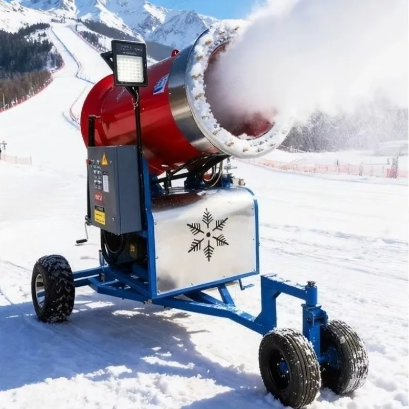 Large Scale Snow Cannon Artificial Snow Equipment Snowmaker Ski Resort Outdoor Snow Making Machine Sprayer For Winter Sports