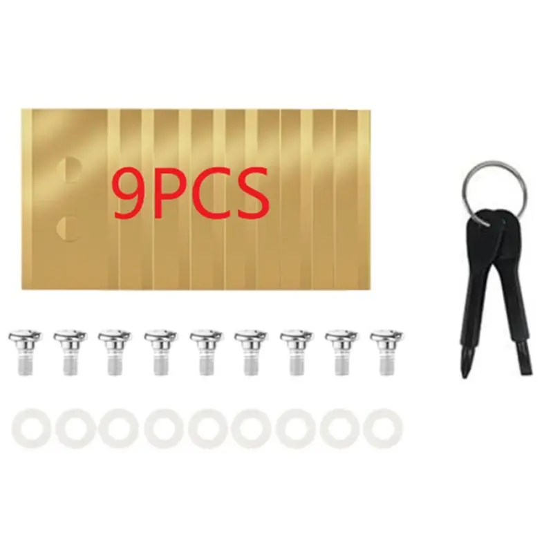 EYFL-For Mammotion Luba Yuka All Series Replacement Blades 9PCS Set Includes Screwdrivers For Robotic Lawnmowers
