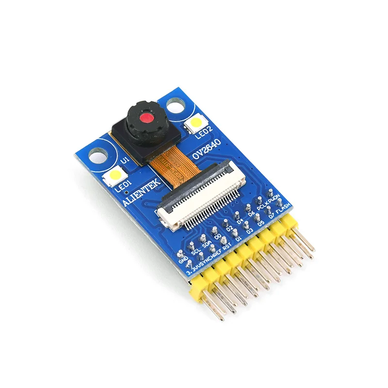 OV2640 Camera Module for ESP32 MC2640 200W Pixels Support JPEG STM32 Source Code Suitable for Development Boards 18P FPC Wire