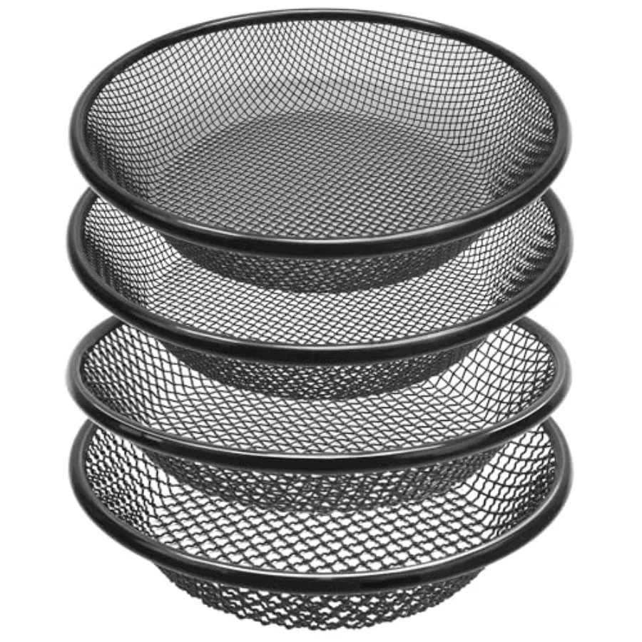 

11.8" W Soil Sifter for Gardening, 2, 4, 6, 8mm Grid Rock Sifter for 5 Gallon Bucket, Stainless Steel Fine Dirt Sifter, Compost
