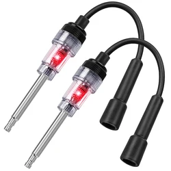 2Pcs Car Spark Plug Tester Pen Ignition Coil Tester Tool Auto Checker Detector Automotive Ignition System Tester Car Ignition ﻿