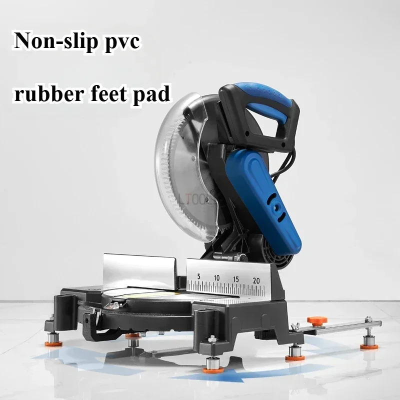 6/4 foot Foldable Stainless Steel Cutting Machine Foot Pads Non-slip PVC Rubber Foot Pad Foldable Support Tool Part Accessories