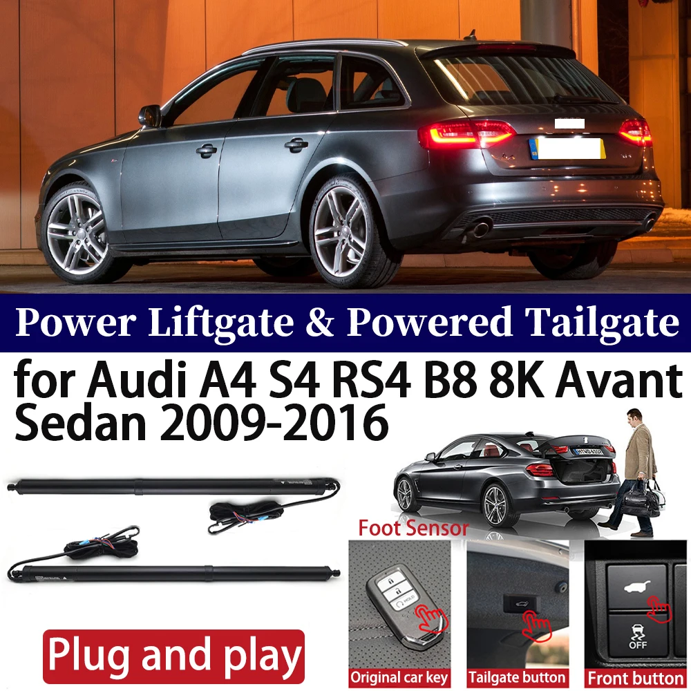 for Audi A4 S4 RS4 B8 8K Avant Sedan 2009-2016 Car Auto Power Electric Tailgate Liftgate Trunk Closer System Boot Lift Motor