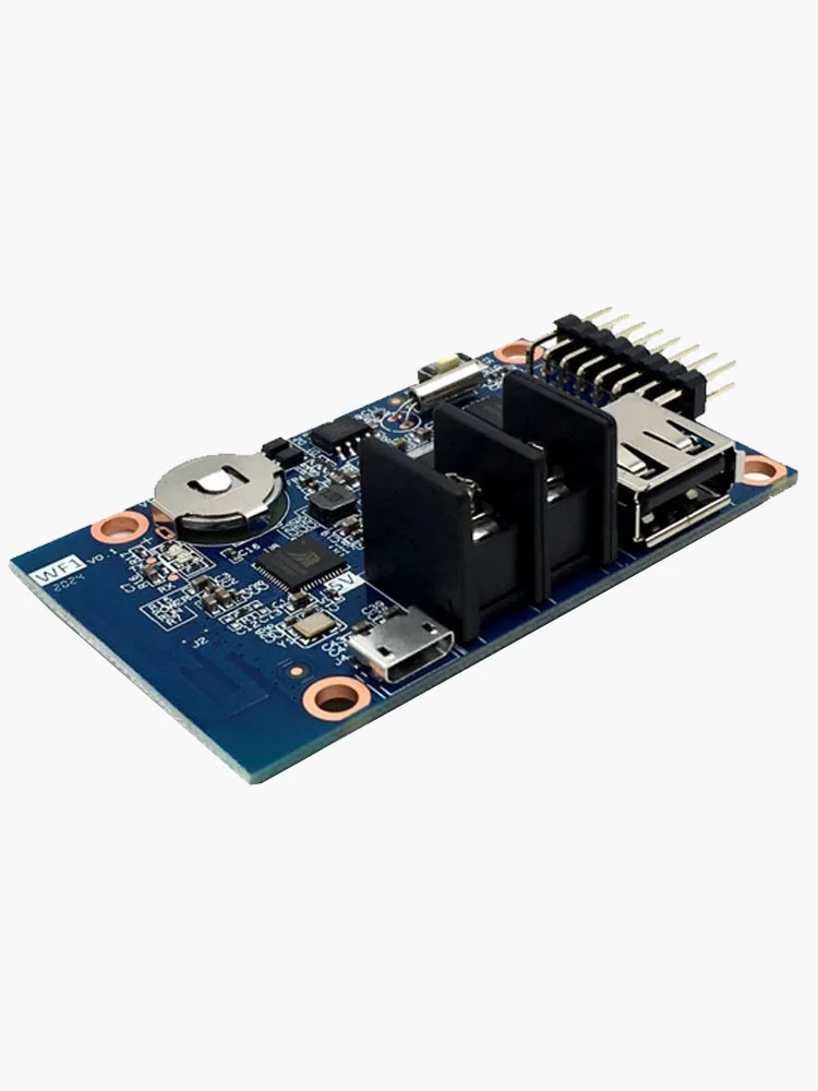 Huidu HD-WF1 Full Color LED Panel Pixel Display Control Card For LED Display Screen USB Port Main Board Supports Mobile WiFi