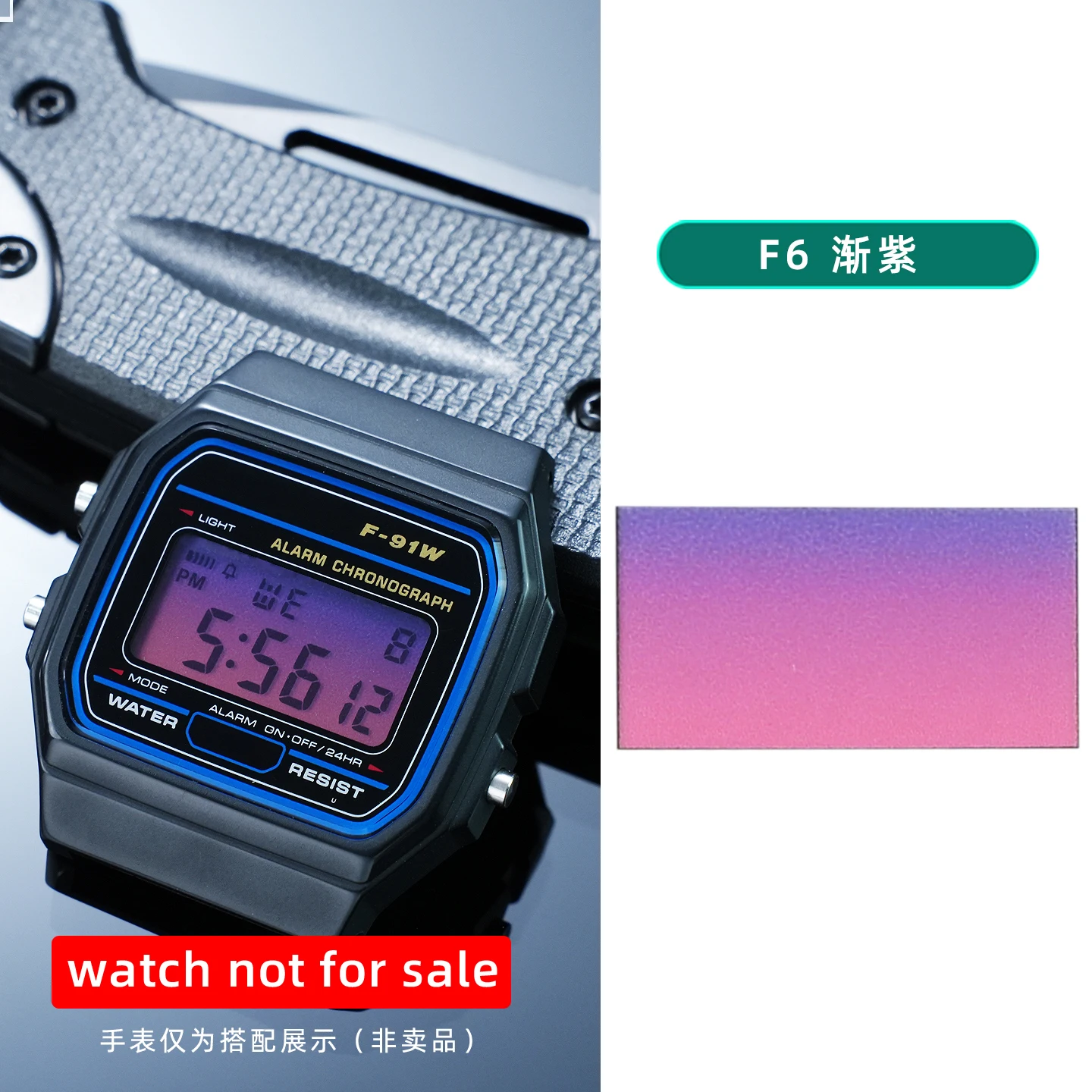 28 verschiedene Farbfolien für Display-Bildschirme, DIY-Aufkleber im Ins-Stil, HD-Folienaufkleber für Casio F91 A158 A159 A168 F105 – Detail 11
