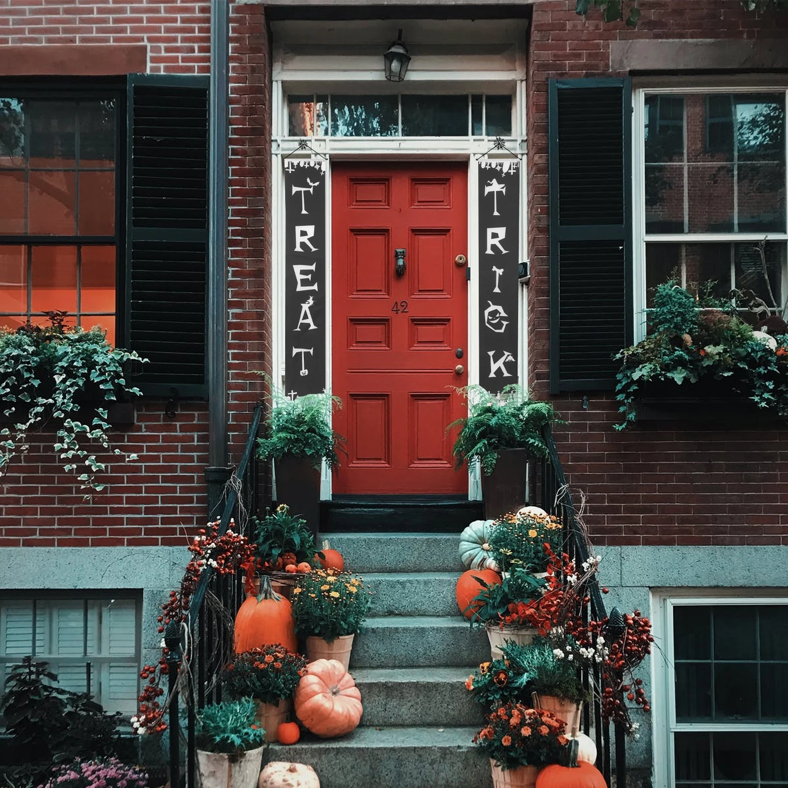 

Decorate Couplet Background Cloth Ups Polyester 100d Halloween Doorway Decoration