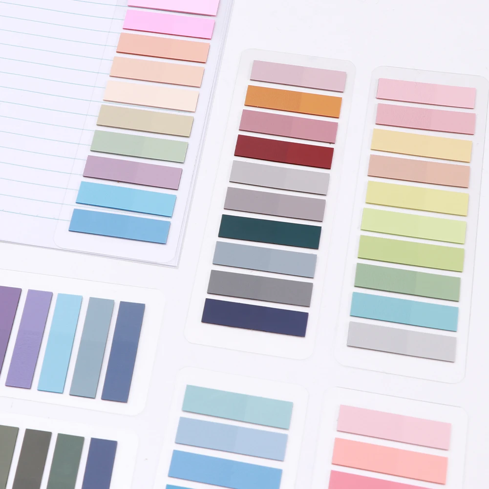 透明な粘着性のあるメモ、ファイルの分類、ノートブック、ストリップ、インデックスタブ、ブックマークフラグ、学生、1900個のページマーカー