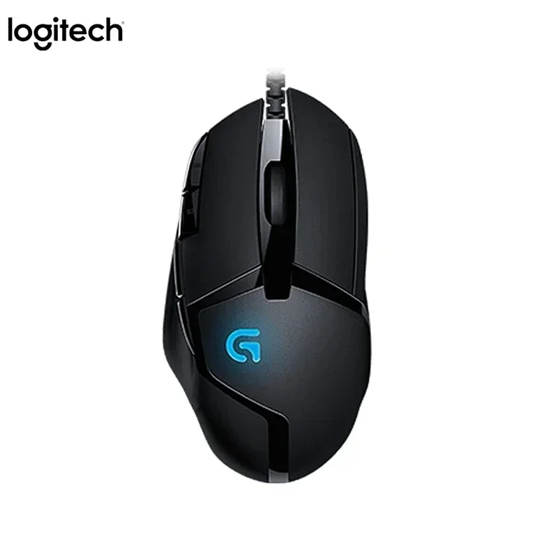 Ratón para Juegos Logitech G402 con Cable USB, 4000DPI, con Luz Intermitente para Jugadores Competitivos - Diseño Ergonómico para un Uso Cómodo