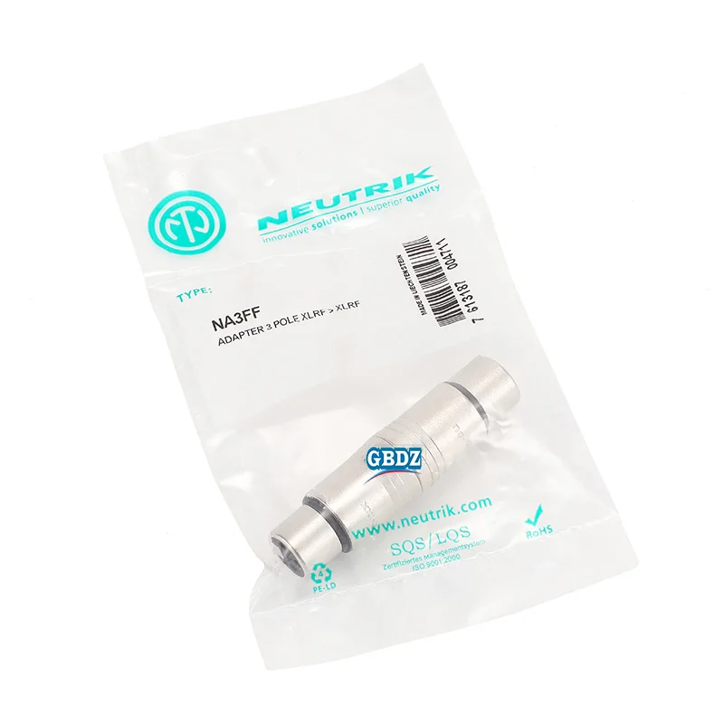 NA3FF NA3MM 3-core XLR Audio Conversion Plug Male/Female To Male/Female Audio Adapter Connector For Microphone balanced Speaker