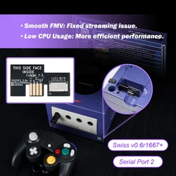 SD2SP2 V2.0 адаптер карты Micro SD TF кардридер Swiss для GameCube Homebrew для NGC Серийный порт 2