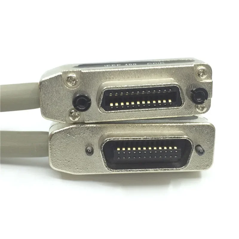 كابل GPIB من النحاس النقي IEEE488 لخط بيانات اللوحة الرئيسية للتحكم الصناعي PIC 0.5 متر-5 متر كابل أجهزة الكمبيوتر الطويل