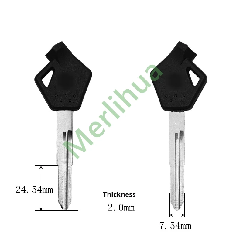 Suzuki motorcycle key, suitable for: Suzuki Lizhi Qingqi Youyou UY125 UU small dolphin with magnet, motorcycle key embryo