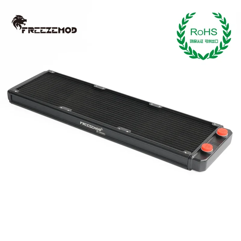 FREEZEMOD 27mm Heatsink Pendingin Air PC Aluminium Tipis Ulir G1/4 120mm 240mm 360mm Radiator Sistem Komputer