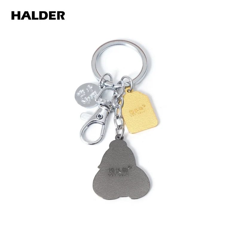 HALDER Confucius Shrine Confucianism Enamel Confucian Pendent Keychain Car Bag Keyring Charm Backpack Key Chain Fashion Jewelry