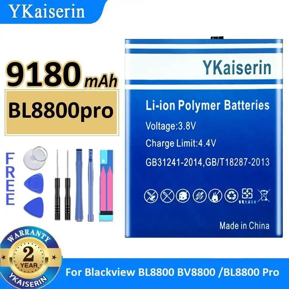 

Bl8800pro High Capacity Mobile Phone Battery For Blackview BV8800 BL8800 Pro 9180Mah Safe